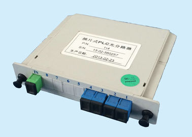 China Teiler-planarer Lichtwellen-Stromkreis-Teiler Einfügung 1x4 Typefibre-optischen Kabels fournisseur