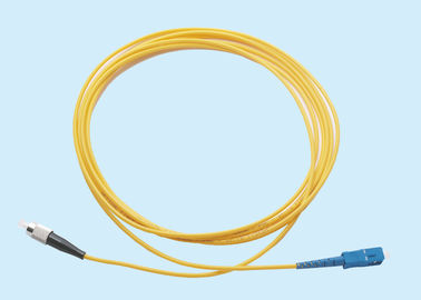 China VERBINDUNGSKABEL FC/SC 3-Millimeter-Simplexfaser-Optikverbindungsstück MONOMODE- 1-100MT fournisseur