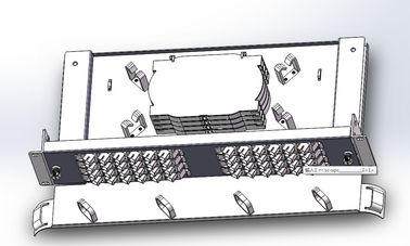 China 48 Kerne Ftth-Faser-Optikanschlusskasten mit Sc-Adaptern, Faser-Optikanschlusskasten fournisseur