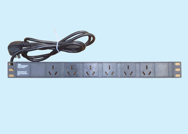 China 6 Ausgang modularisierter Stromverteiler für Kabinett 3 Meter-Kabel fournisseur